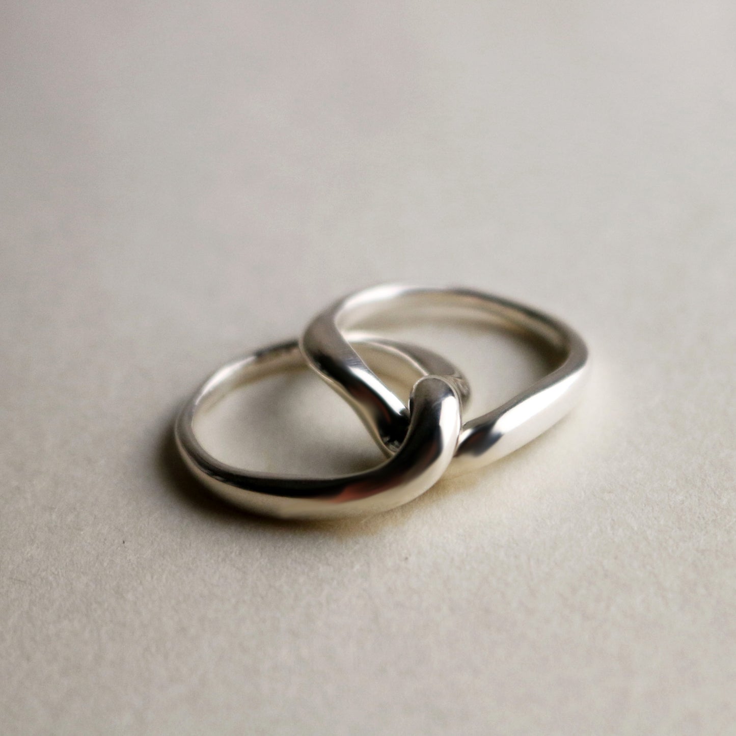 Silver 925 2 rings