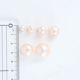 コットンパール 丸玉 14mm 片穴 ピンク 100個入