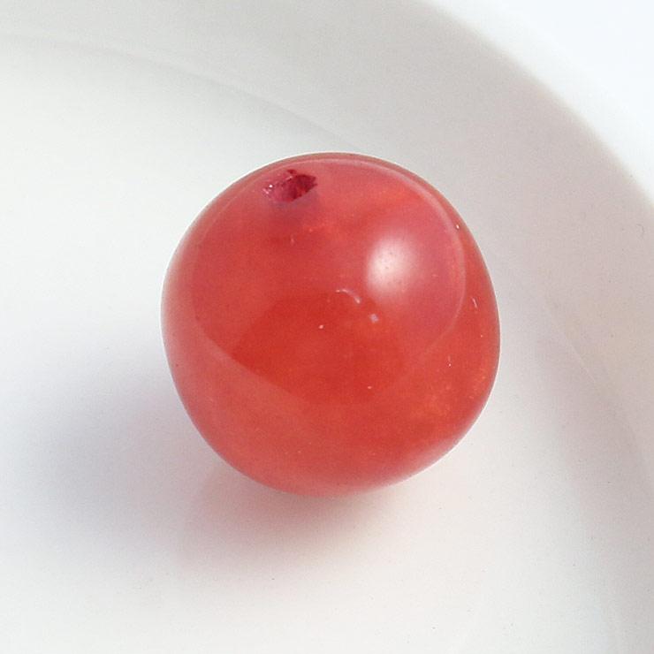 Resin Beads Round 17mm Berry x 1 piece (1 set)