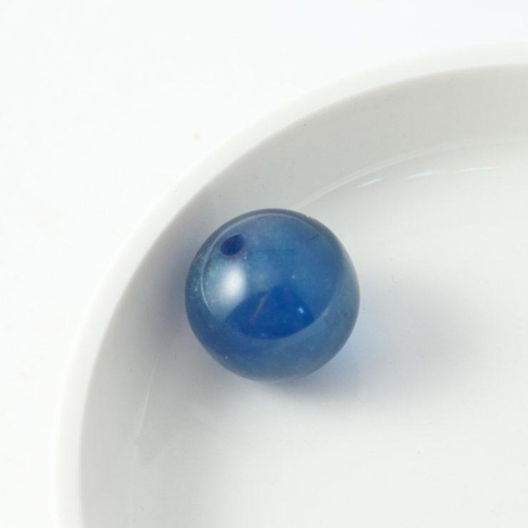 Resin beads round type 17mm navy x 1 piece of lame (1 set)