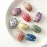 Winding beads Tawara type 11 × 18mm mint blue 2 pieces