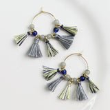 Tassel 12 × 15mm gray x 3 white (1 set)