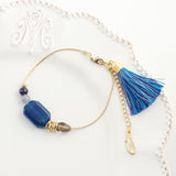 Tassel 10 x 35mm Sky Blue 2 pieces