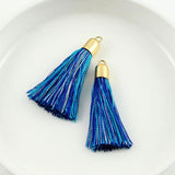 Tassel 10 x 35mm Sky Blue 2 pieces