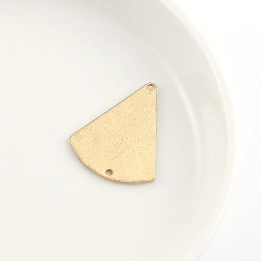 Metal parts triangle (conical) type 20 × 25mm 1 dust gold
