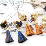 ビーズ＆タッセル ピアス イヤリング 手作りキット｜大人のハンドメイドアクセサリー